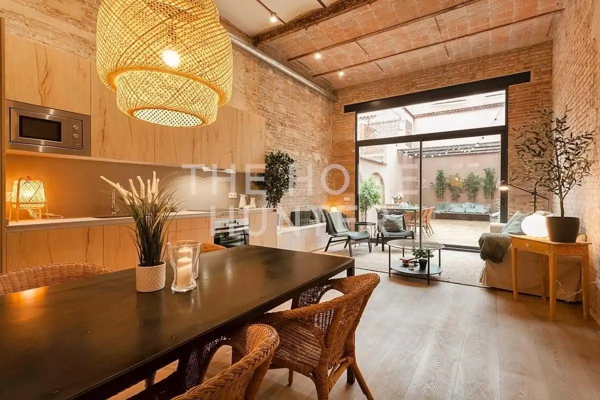Terrasse von Wohnung zum Verkauf in Barcelona mit Heizung, Privatgarten und Terrasse