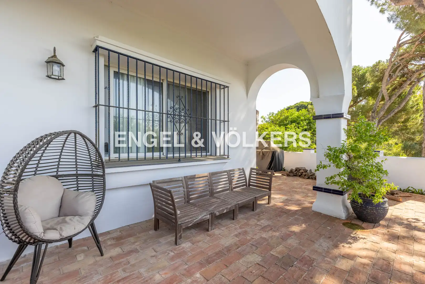 Terrasse von Country house zum Verkauf in El Puerto de Santa María mit Klimaanlage, Heizung und Privatgarten