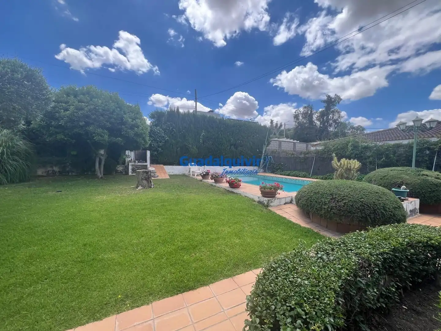 Garden of Houses for sale in Dos Hermanas  with Air Conditioner, Private garden and Terrace