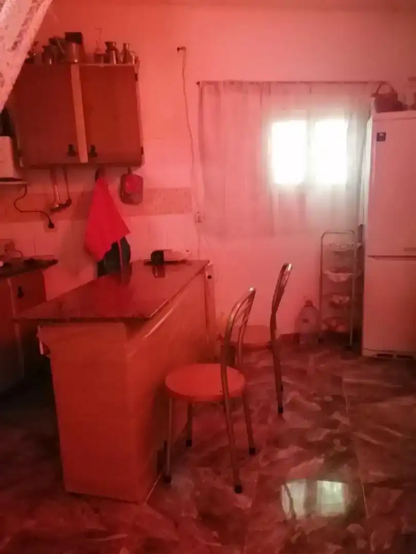 Cuina de Casa adosada en venda en Almería amb Moblat, Rentadora i Microones