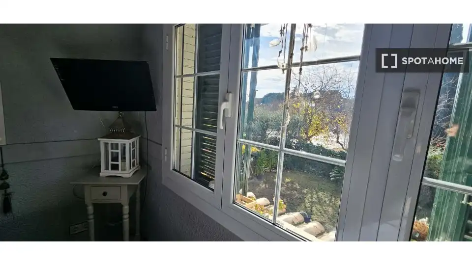 Bedroom of Flat for share in Sant Andreu de Llavaneres  with Air Conditioner, Terrace and Furnished