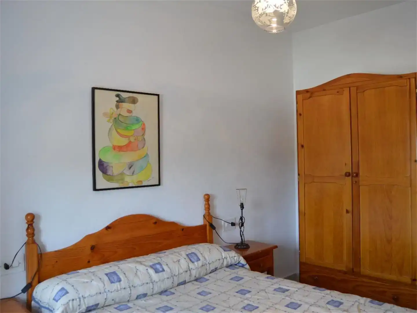 Dormitori de Apartament de lloguer en Siles amb Aire condicionat, Moblat i Forn