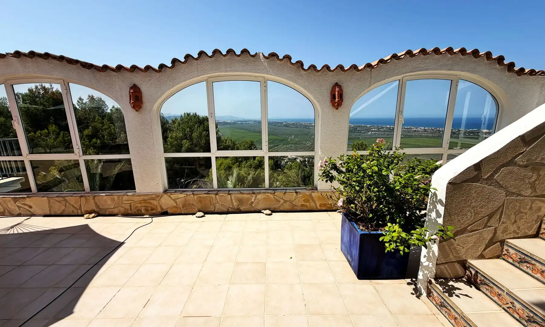 Terrassa de Casa o xalet en venda en Dénia amb Aire condicionat, Calefacció i Jardí privat