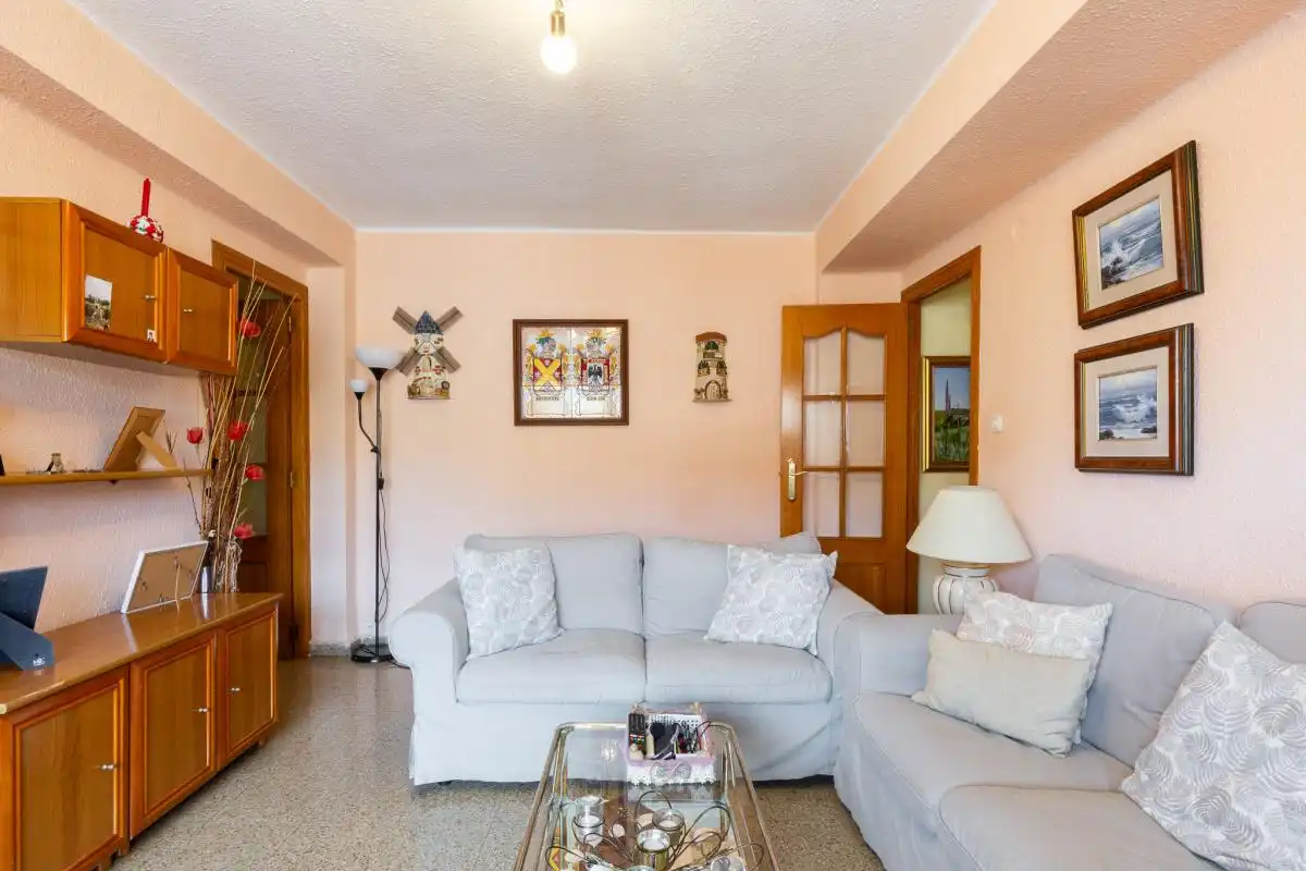 Sala de estar de Piso en venta en Valencia con Calefacción y Amueblado