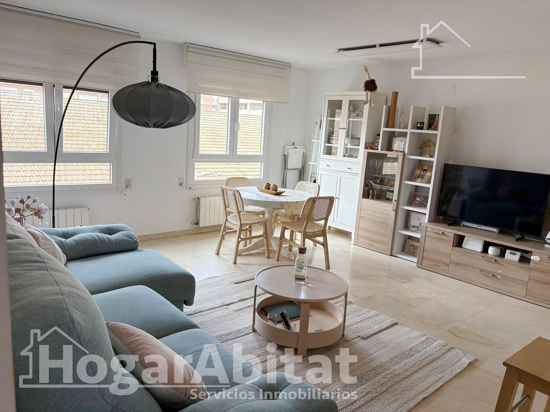 Wohnzimmer von Wohnung zum Verkauf in Castellón de la Plana / Castelló de la Plana mit Klimaanlage und Abstellraum