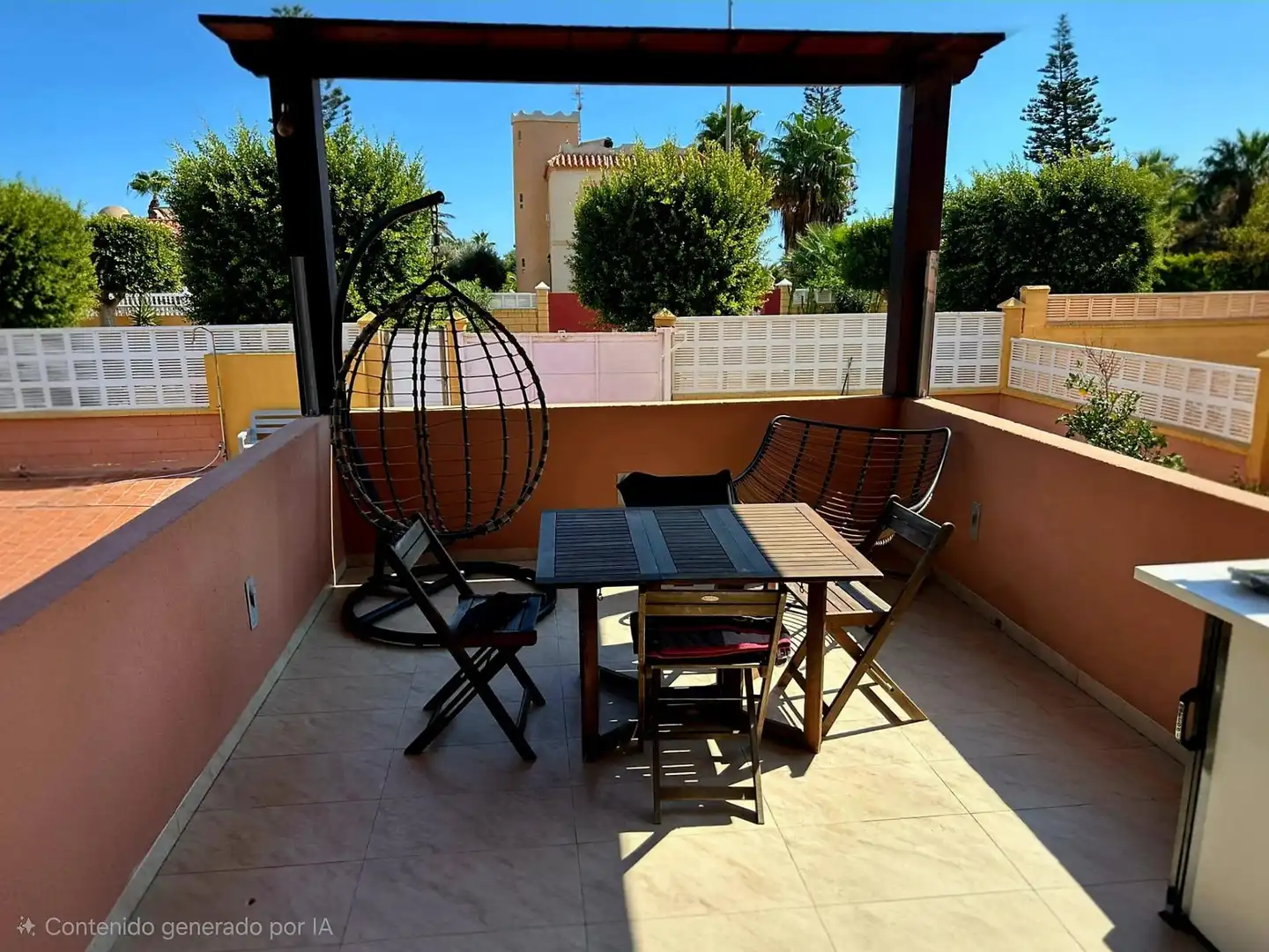 Terraza de Casa o chalet en venta en El Ejido con Aire acondicionado, Jardín privado y Terraza