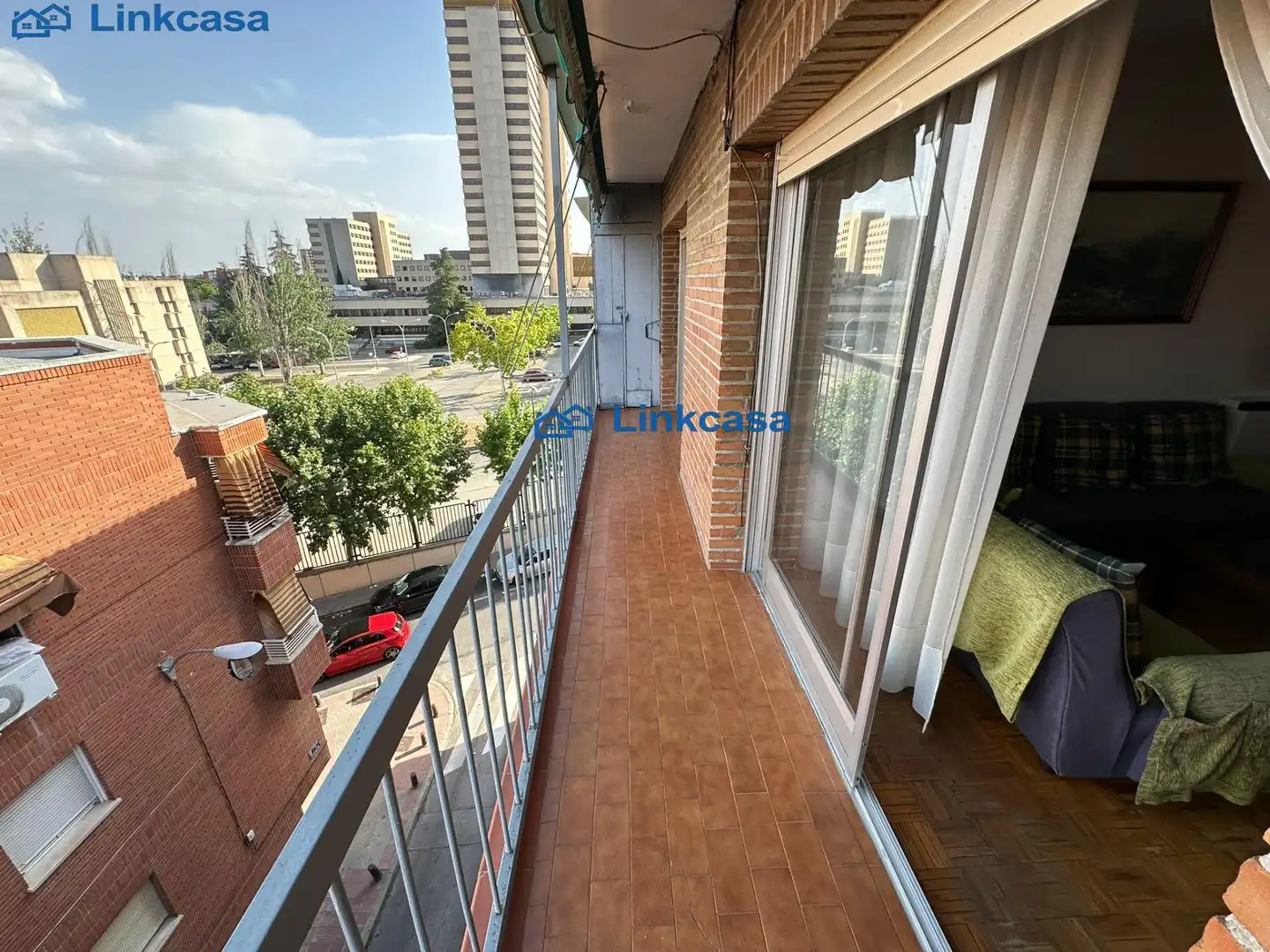 Balcony of Flat for sale in Madrid  with Heating, Parquet flooring and Terrace