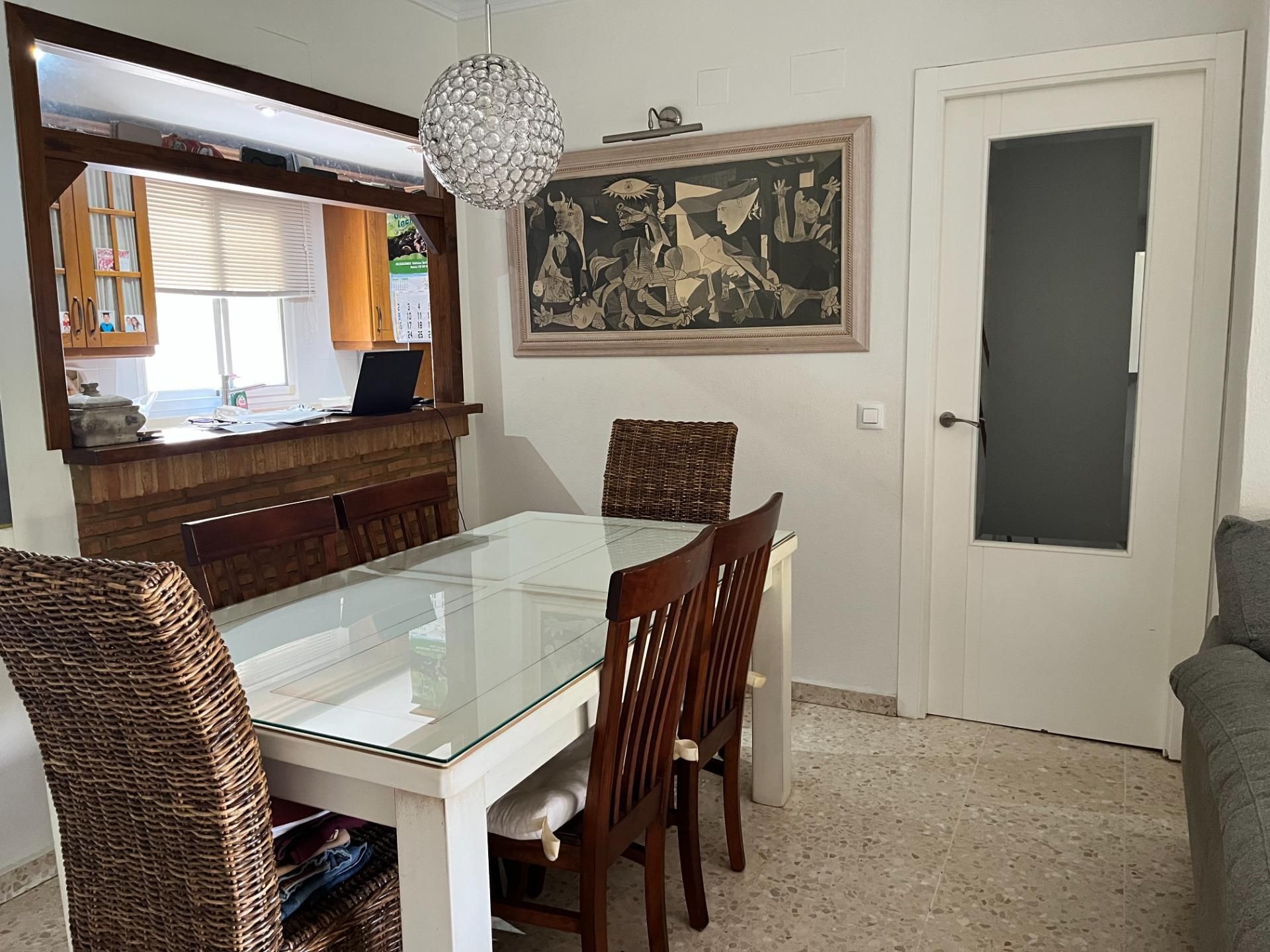 Dining room of Flat for sale in Coria del Río  with Air Conditioner and Balcony