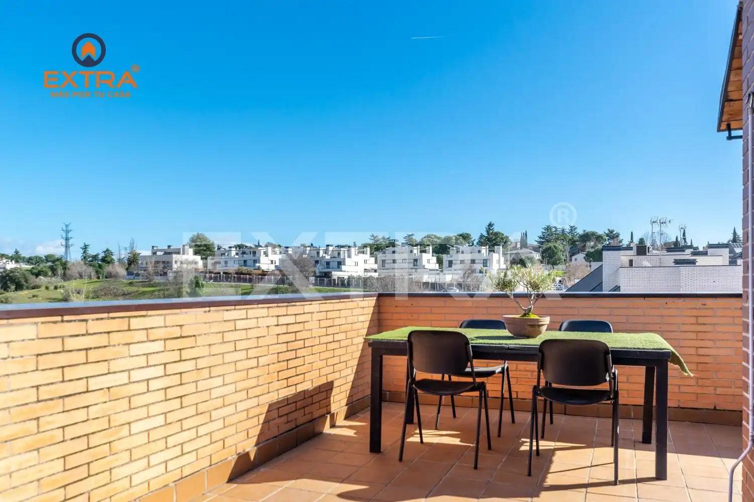 Terraza de Ático en venta en Las Rozas de Madrid con Calefacción, Jardín privado y Terraza