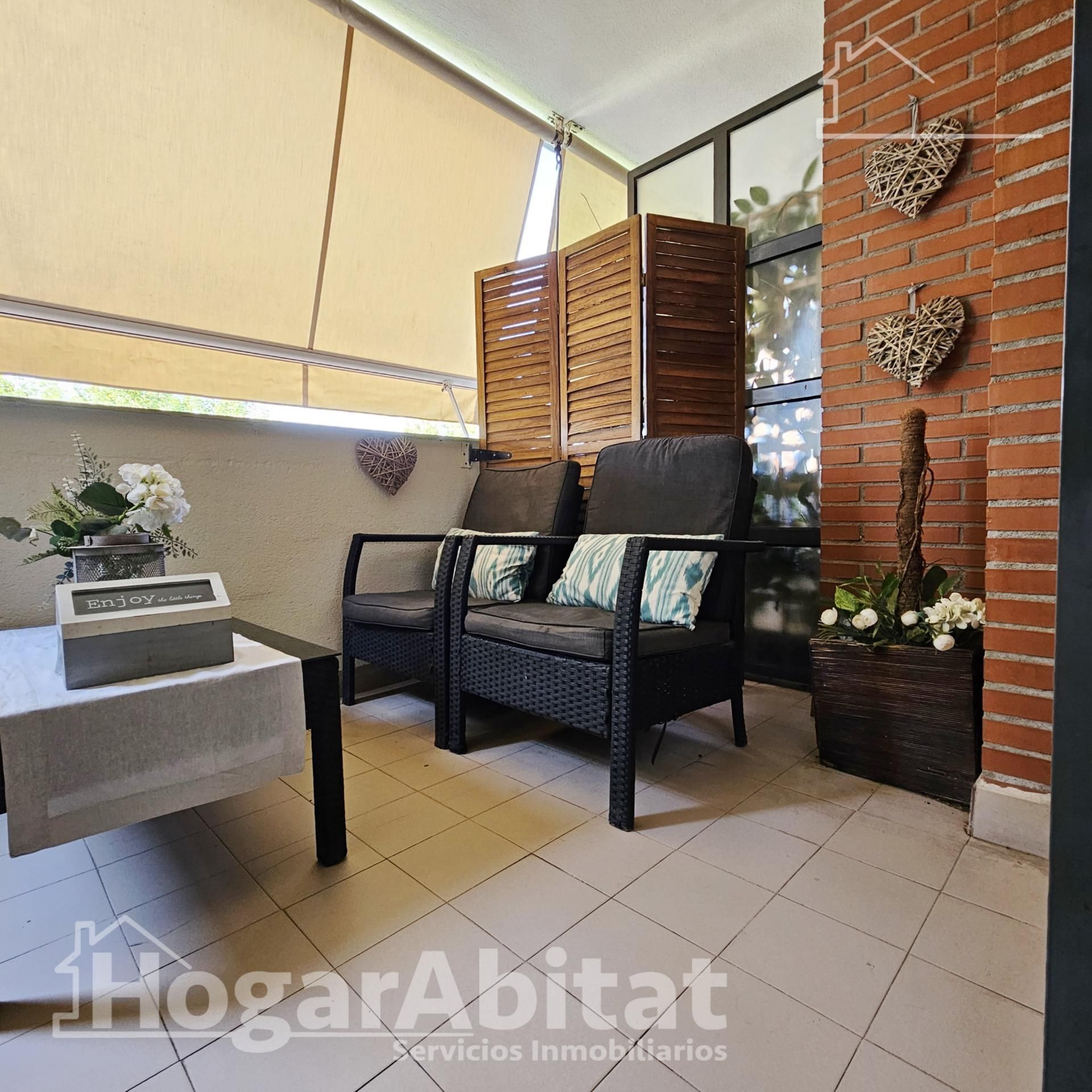 Terrace of Flat for sale in Paterna  with Air Conditioner, Balcony and Community pool