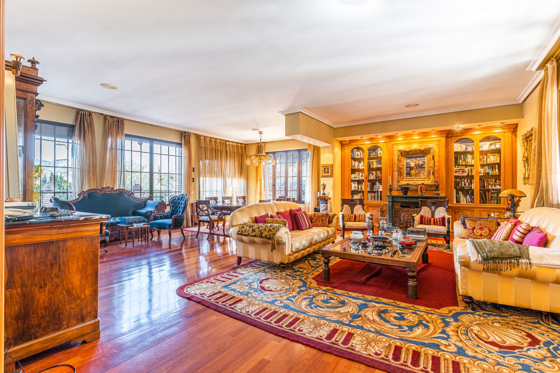 Living room of House or chalet for sale in Las Rozas de Madrid  with Air Conditioner, Heating and Private garden