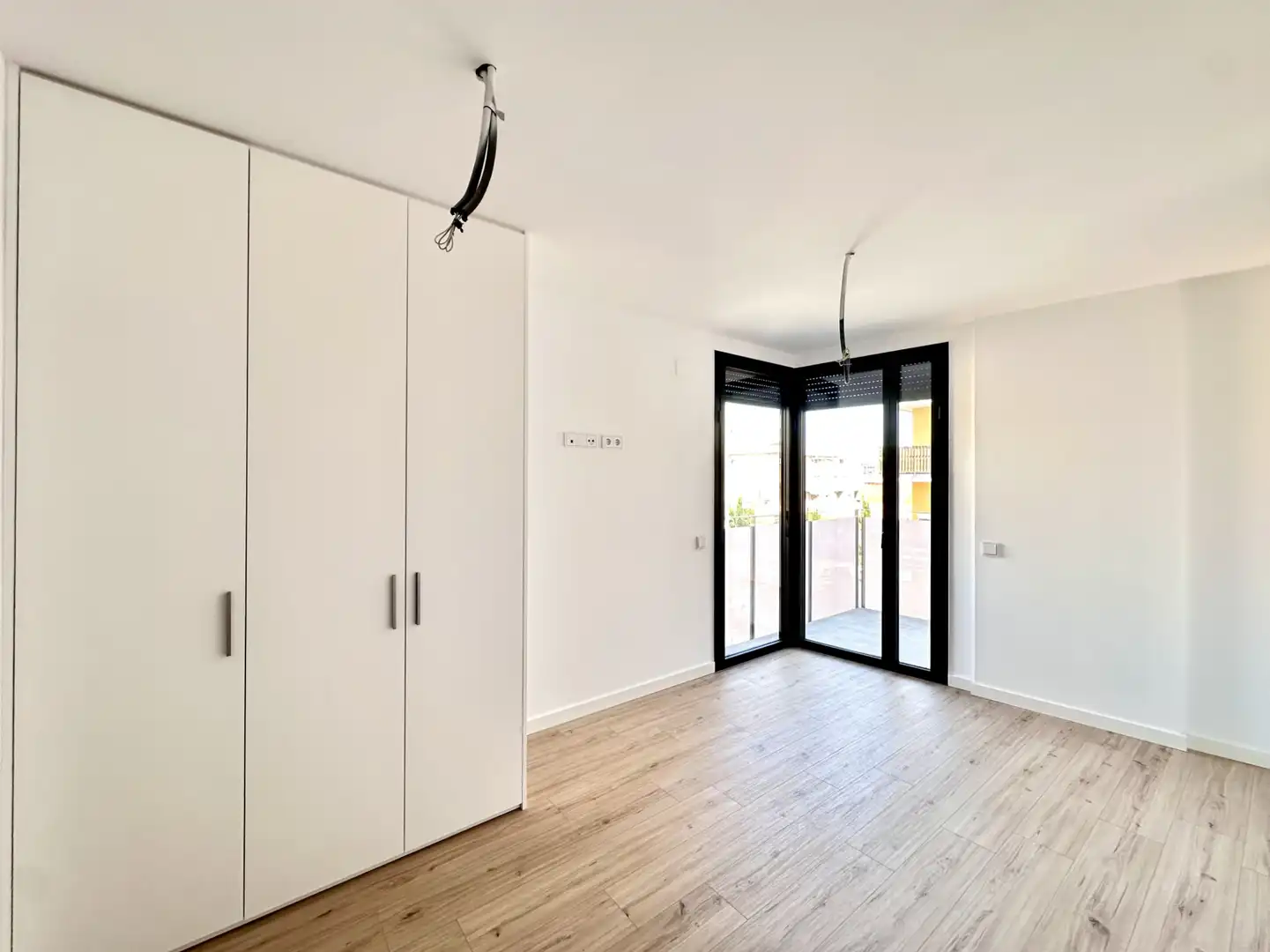 Schlafzimmer von Wohnung zum Verkauf in Badalona mit Klimaanlage, Heizung und Parkett