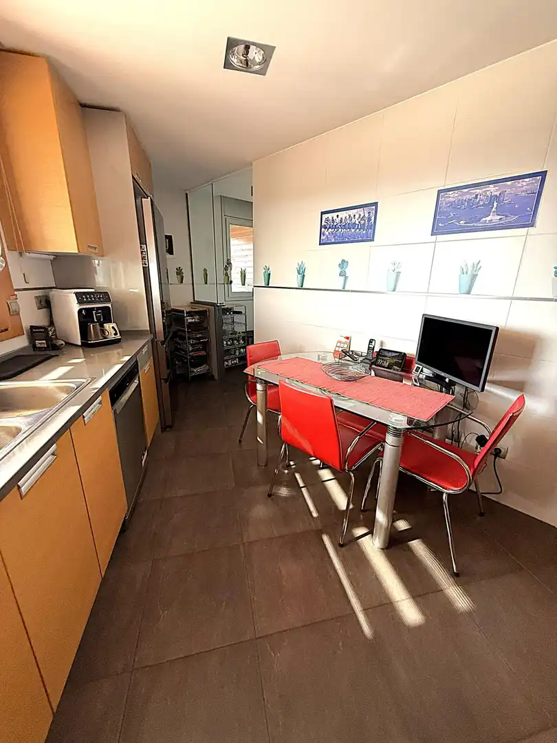 Kitchen of Attic for sale in Valls  with Air Conditioner, Heating and Private garden