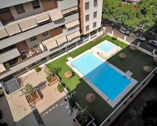 Swimming pool of Flat to rent in Málaga Capital  with Air Conditioner, Heating and Private garden