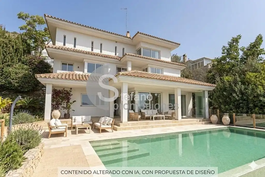 Vista exterior de Casa o chalet en venta en Málaga Capital con Aire acondicionado, Jardín privado y Terraza