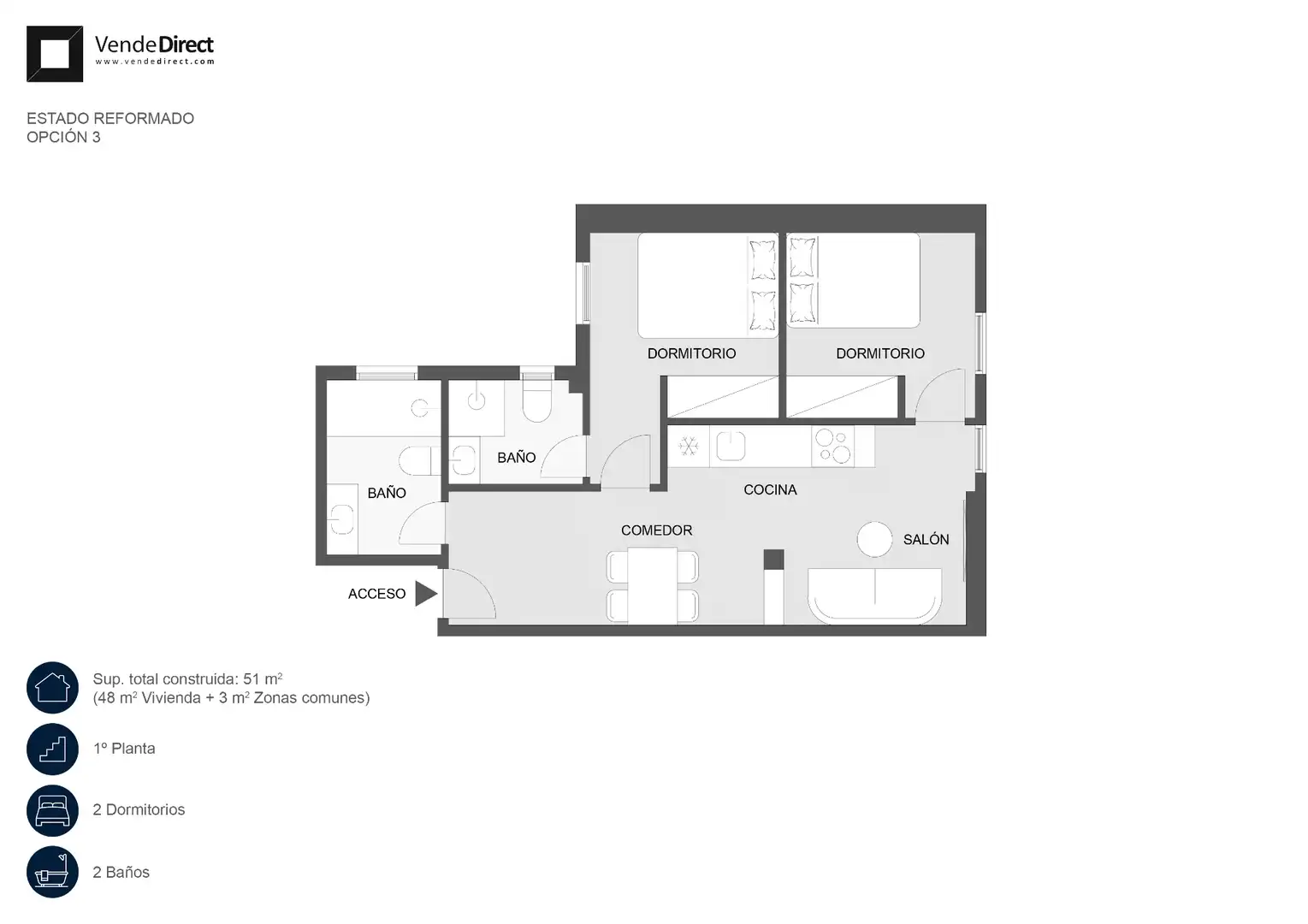 Piso en venta en Madrid con Aire acondicionado, Calefacción y Parquet
