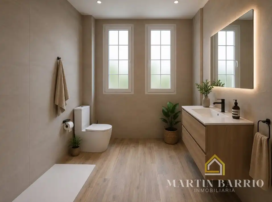 Baño de Casa o chalet en venta en Bilbao  con Aire acondicionado, Calefacción y Jardín privado