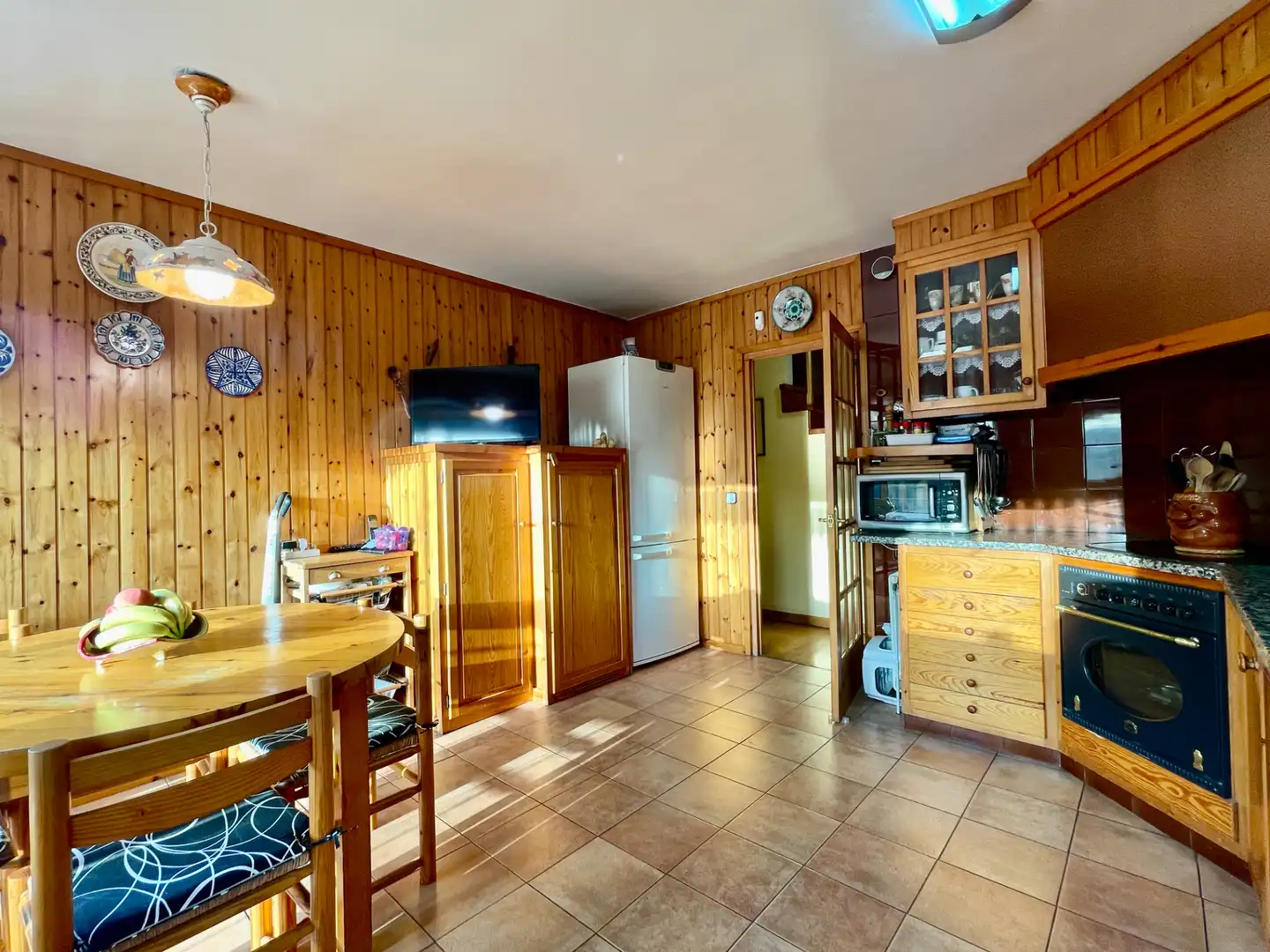 Cocina de Casa o chalet en venta en Sant Pau de Segúries con Aire acondicionado, Jardín privado y Terraza