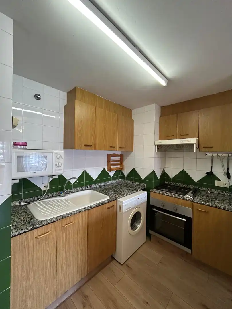Küche von Wohnung zur Miete in La Pobla de Farnals mit Möbliert, Balkon und Gemeinschaftspool