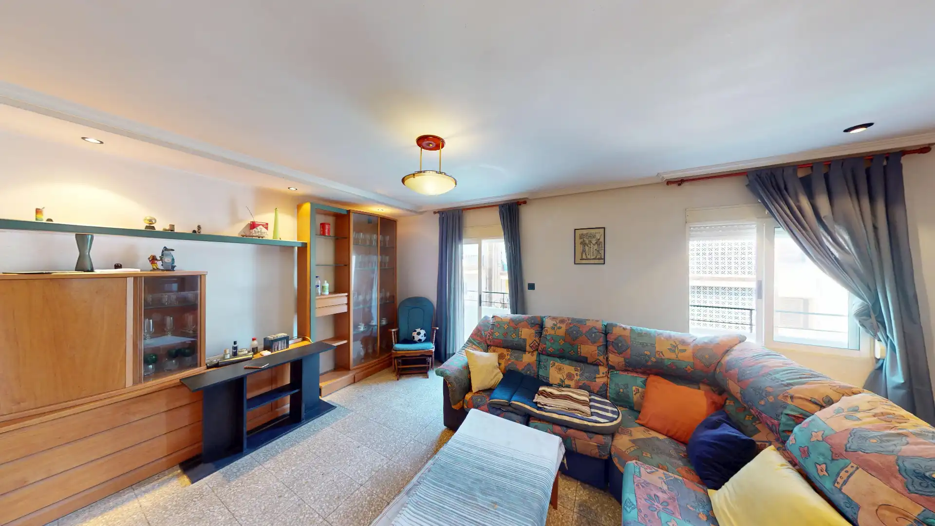 Sala de estar de Piso en venta en Alicante / Alacant con Amueblado