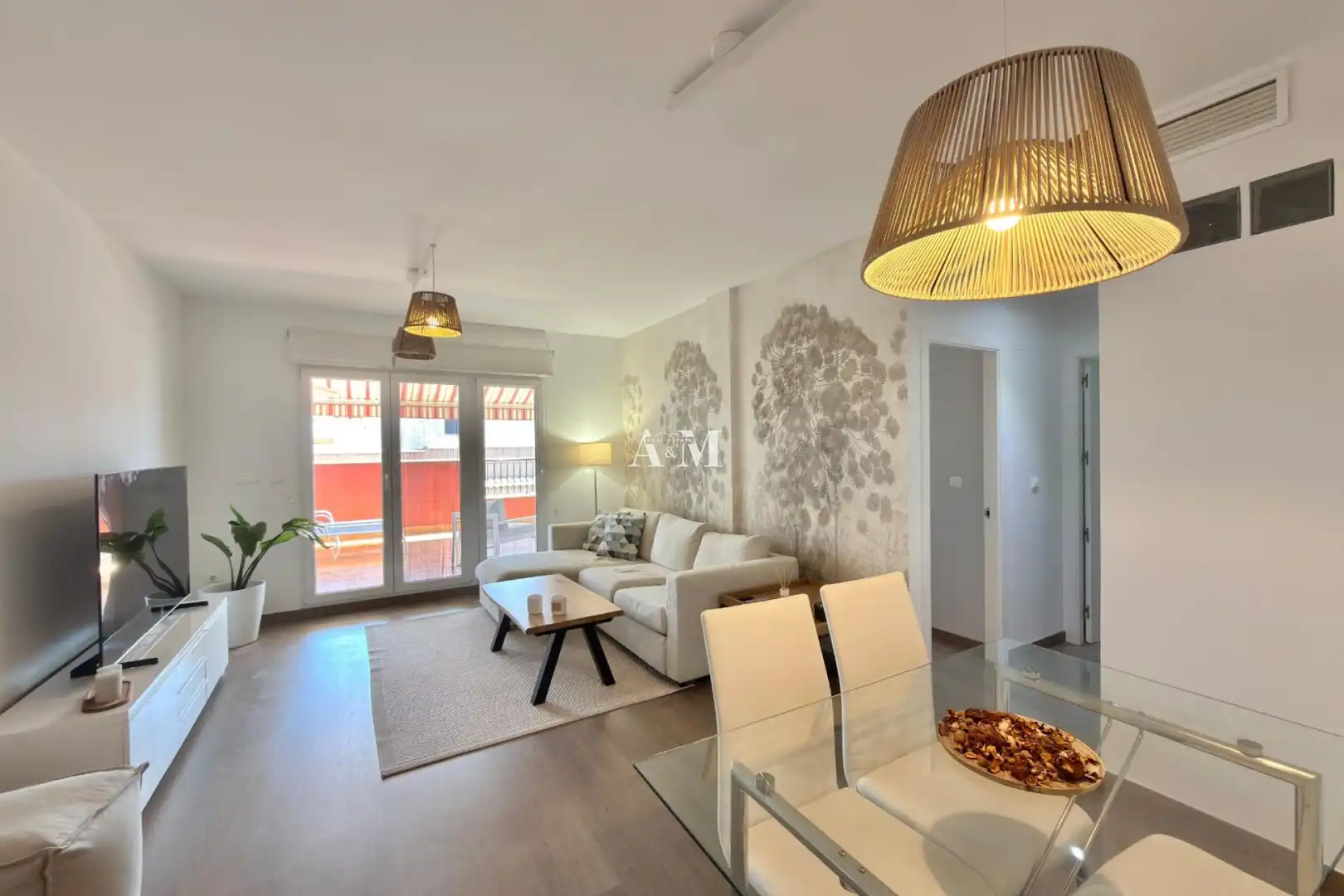 Sala de estar de Ático de alquiler en Almoradí con Terraza, Amueblado y Horno