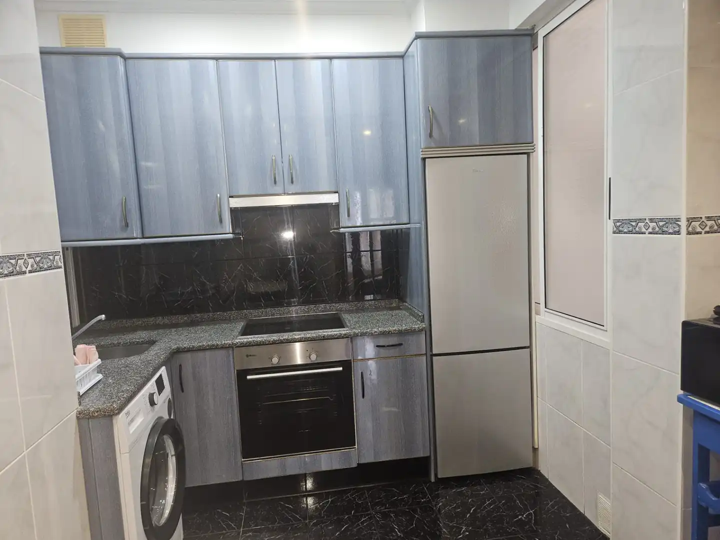 Kitchen of Flat for sale in Irun   with Heating, Parquet flooring and Balcony
