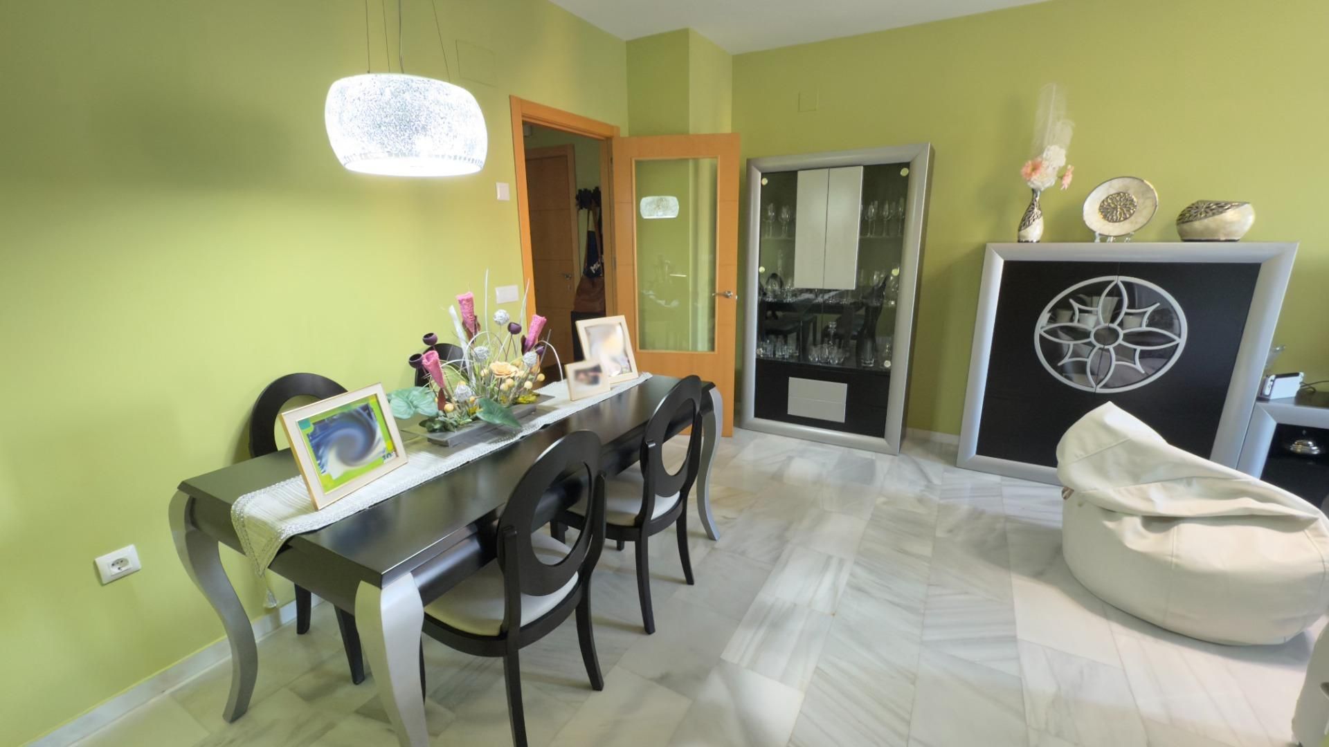 Dining room of Flat for sale in  Huelva Capital  with Terrace and Storage room