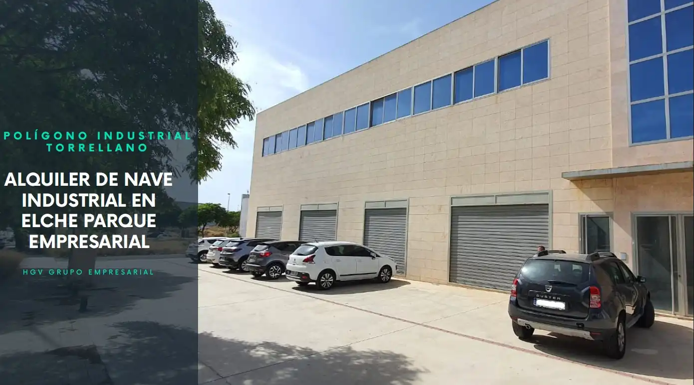 Vista exterior de Nave industrial de alquiler en Elche / Elx con Alarma