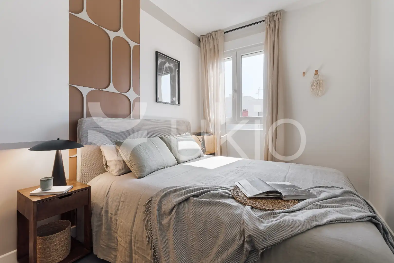 Habitación de Apartamento de alquiler en Madrid con Aire acondicionado, Calefacción y Terraza