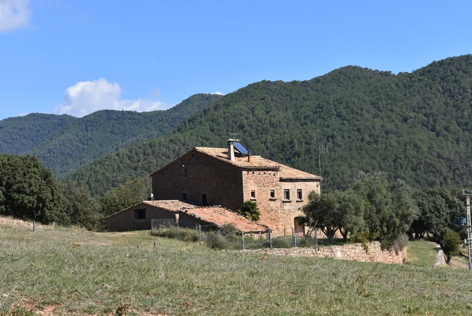Vista exterior de Finca rústica en venta en Lleida con Calefacción, Jardín privado y Terraza