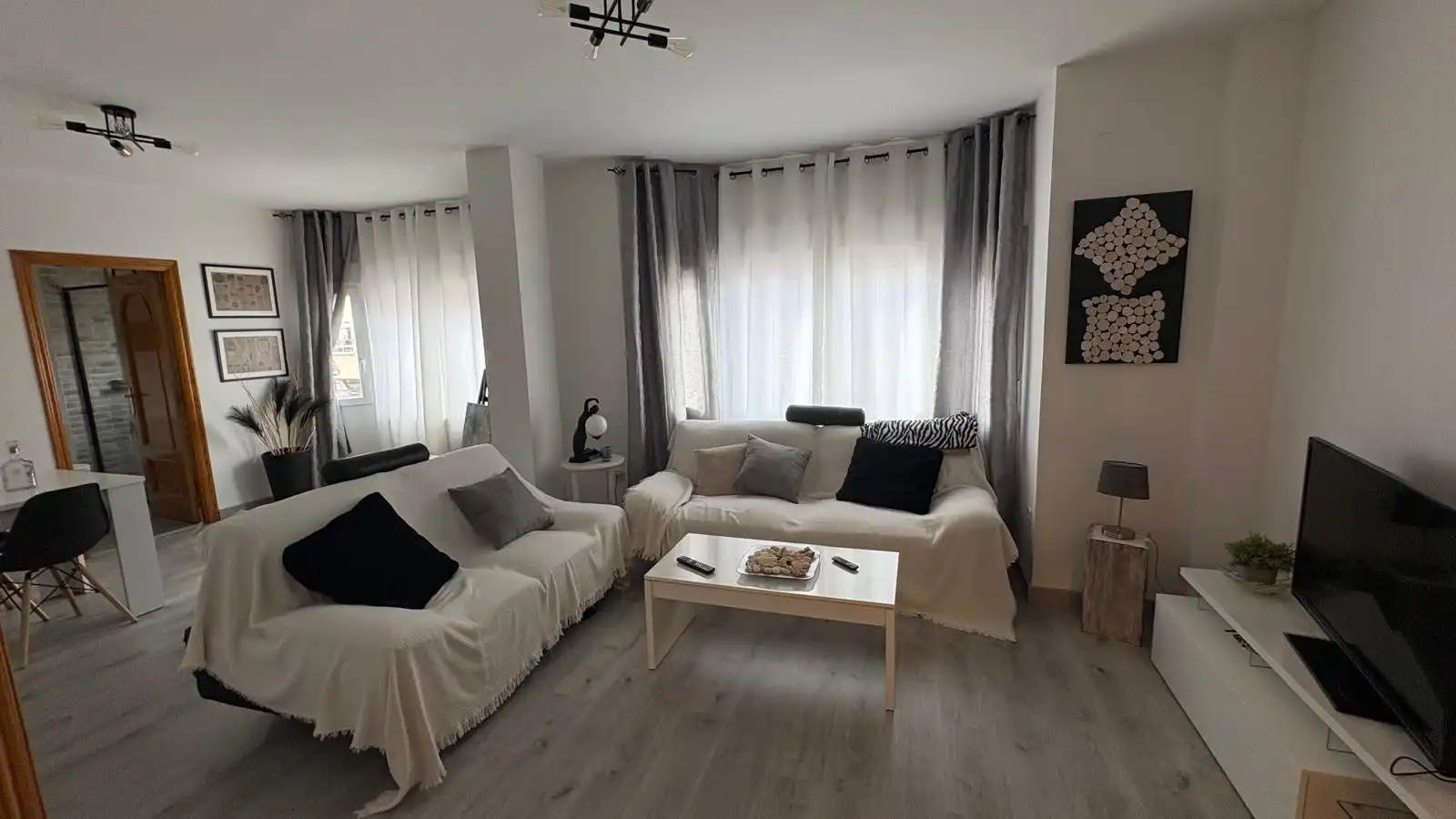 Sala de estar de Casa o chalet en venta en Motilla del Palancar con Aire acondicionado, Calefacción y Parquet