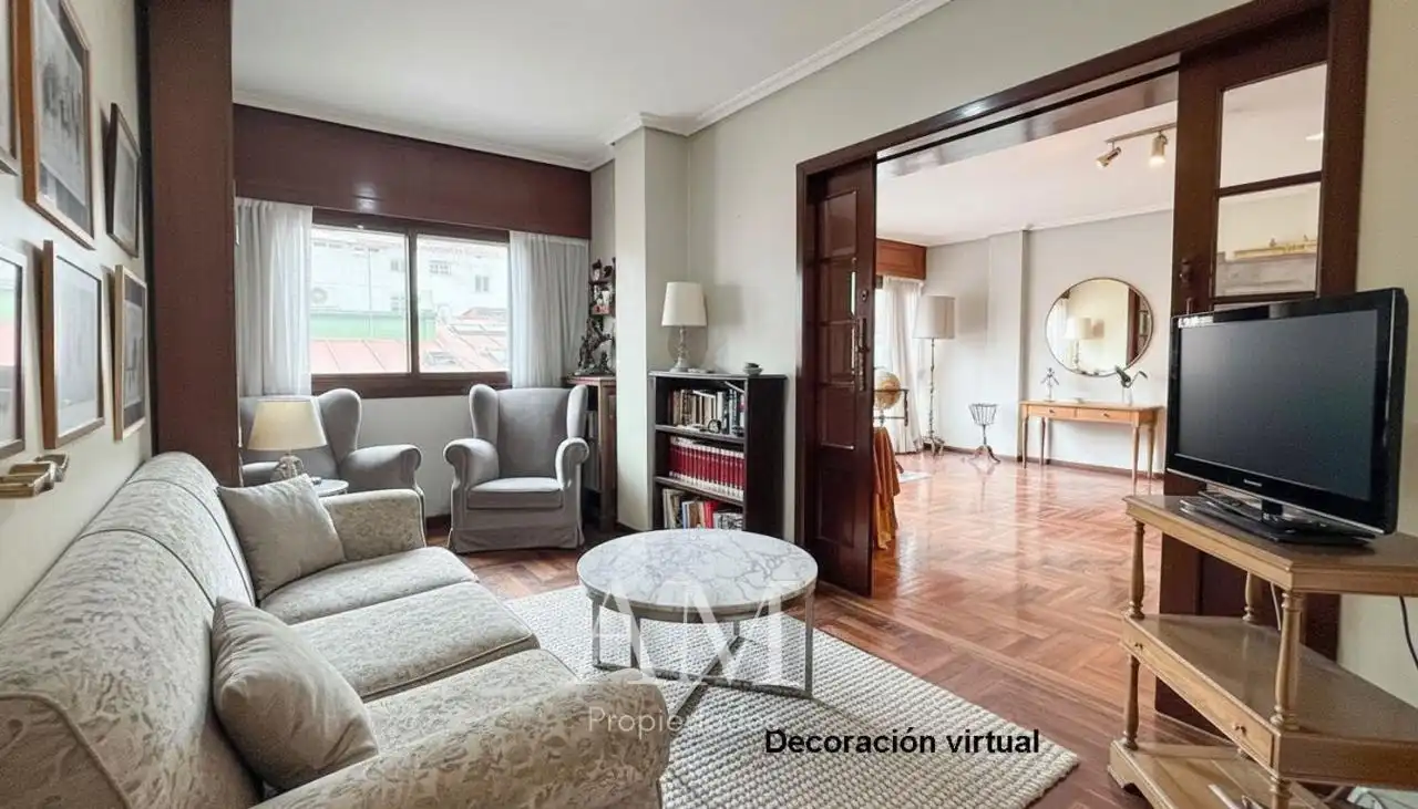 Living room of Flat for sale in Vigo   with Heating and Storage room