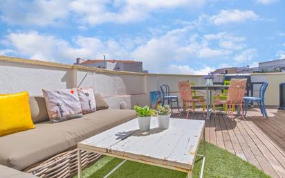 Terrace of Flat to rent in  Madrid Capital  with Air Conditioner, Heating and Parquet flooring