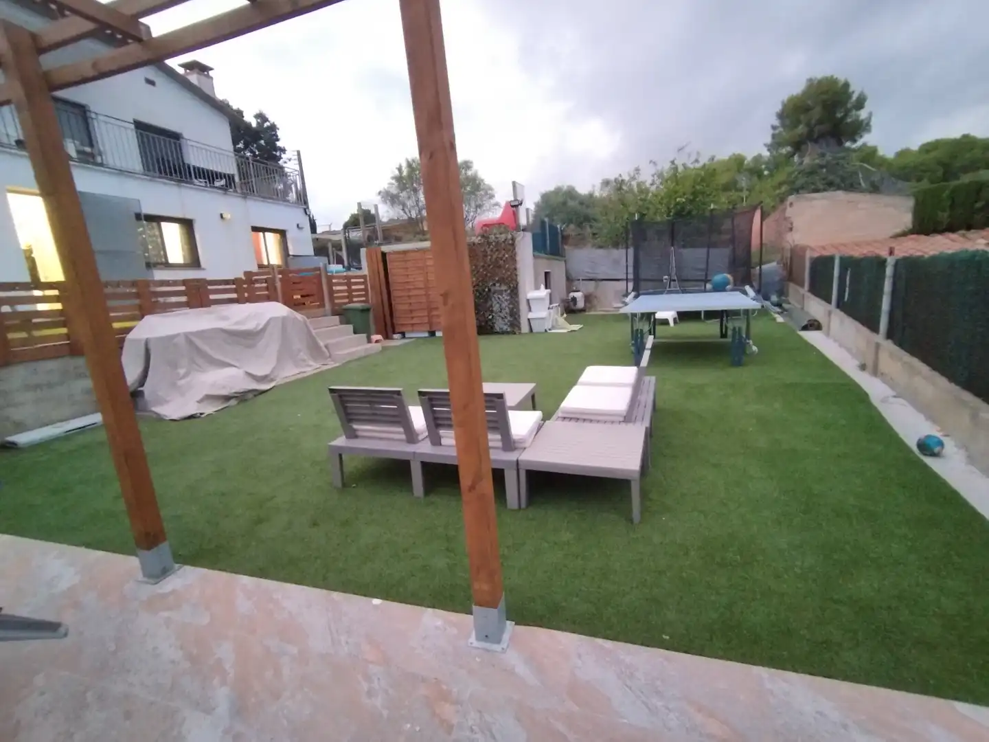 Terraza de Casa o chalet en venta en Lliçà d'Amunt con Calefacción, Parquet y Trastero