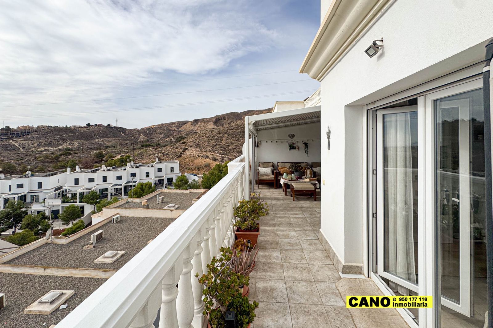 Terrace of Flat for sale in Huércal de Almería  with Air Conditioner, Heating and Terrace