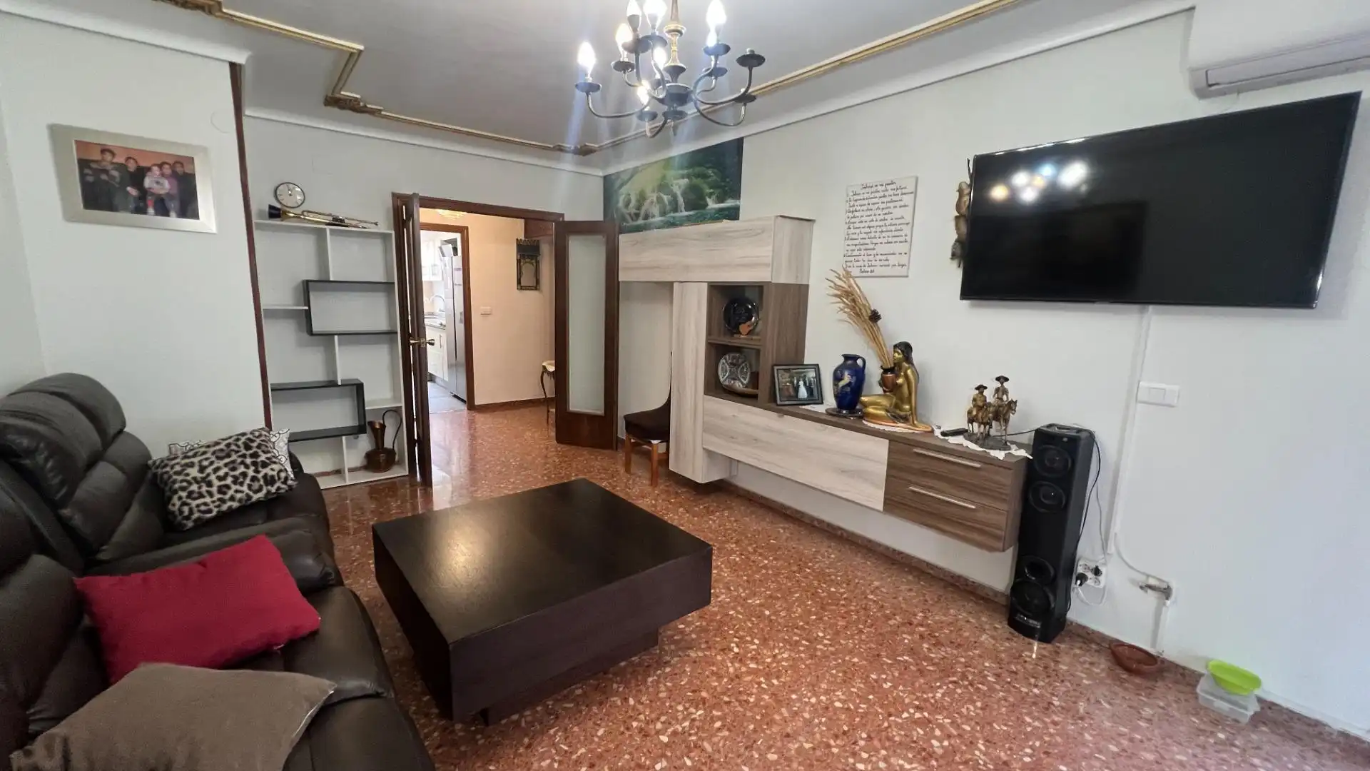 Wohnzimmer von Wohnung zum Verkauf in Burriana / Borriana mit Klimaanlage, Heizung und Abstellraum