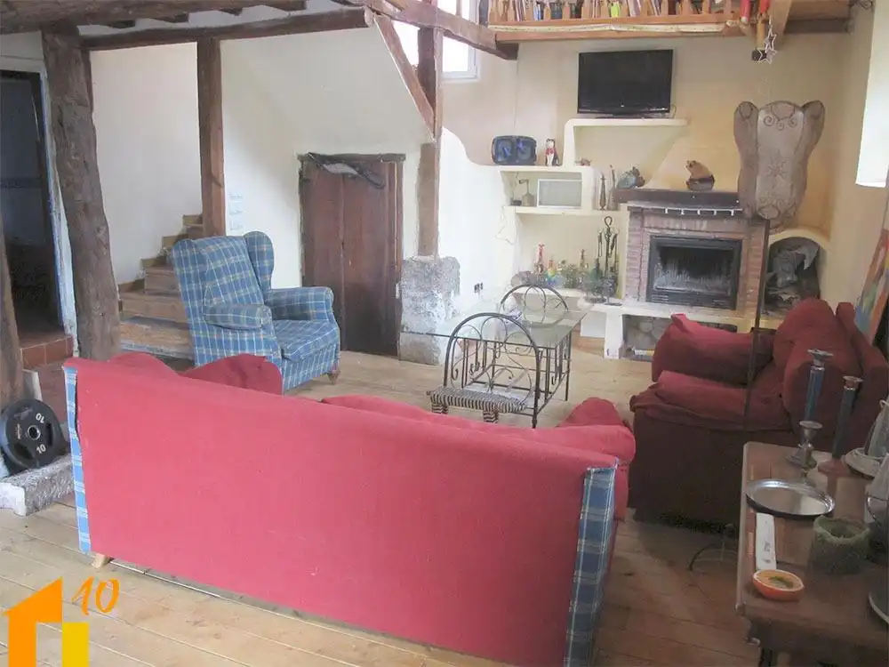 Living room of Houses for sale in Revillarruz  with Heating and Storage room