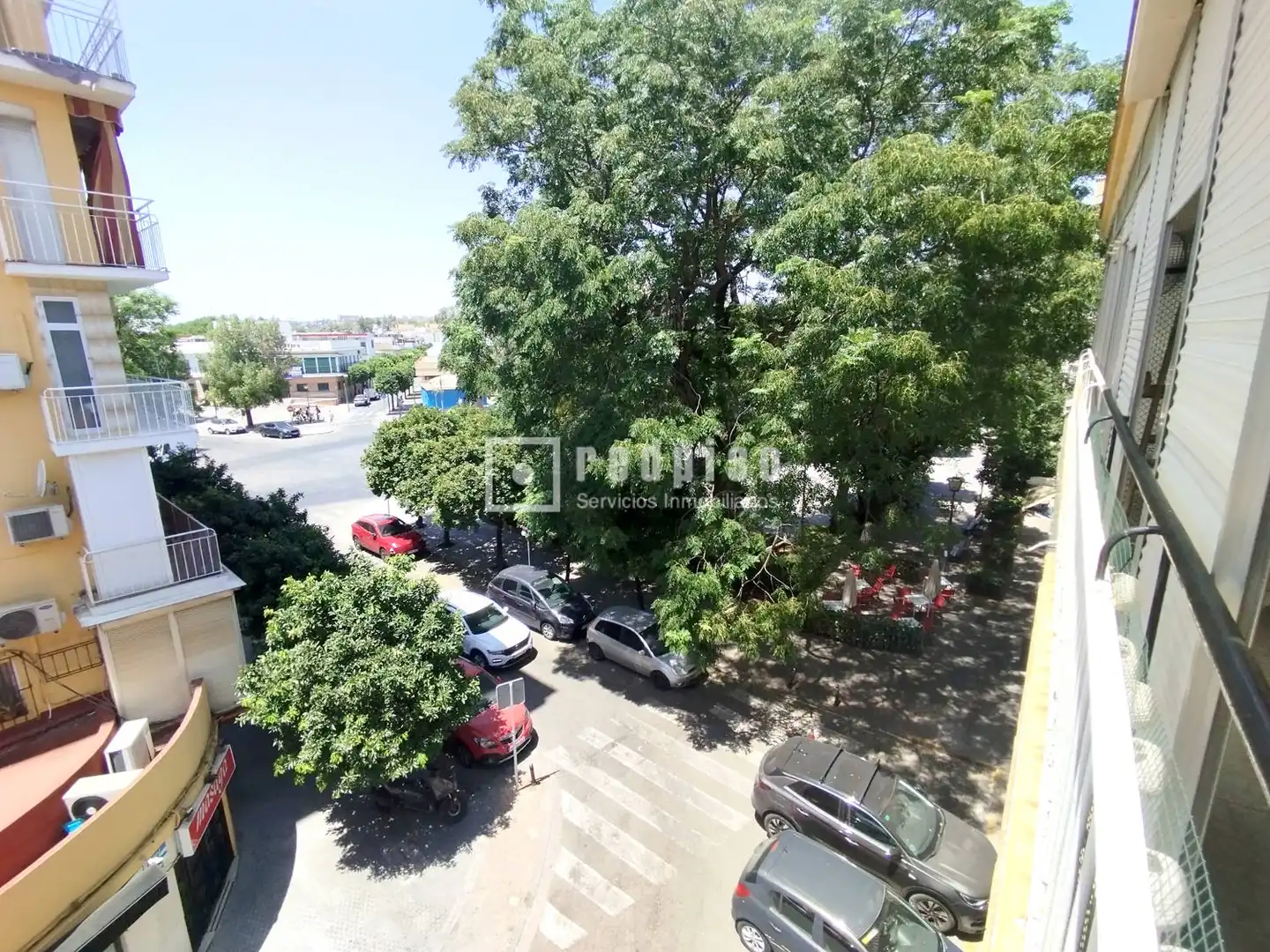 Vista exterior de Pis de lloguer en Sevilla amb Aire condicionat, Calefacció i Terrassa
