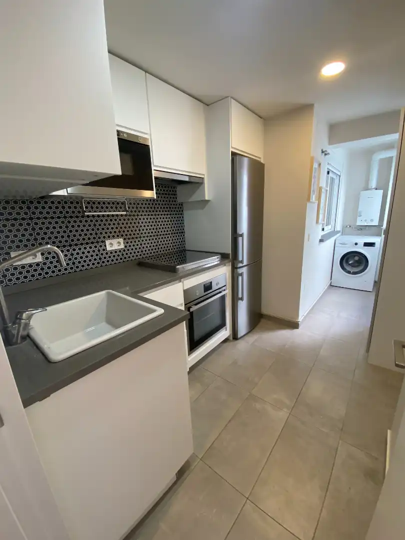 Kitchen of Flat for rent in Málaga  with Terrace, Oven and Washing machine