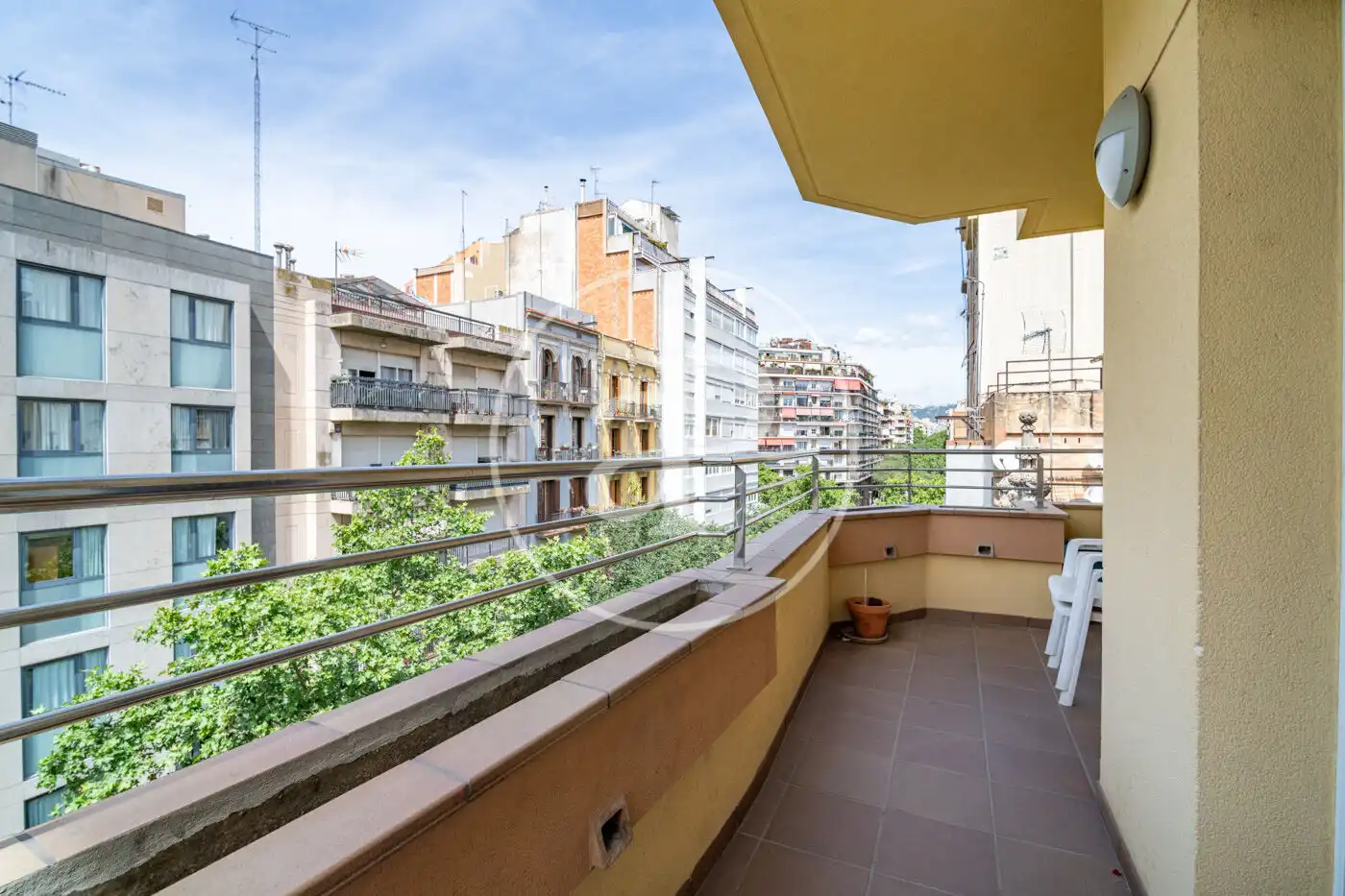Terraza de Piso de alquiler en Barcelona con Calefacción, Terraza y Amueblado