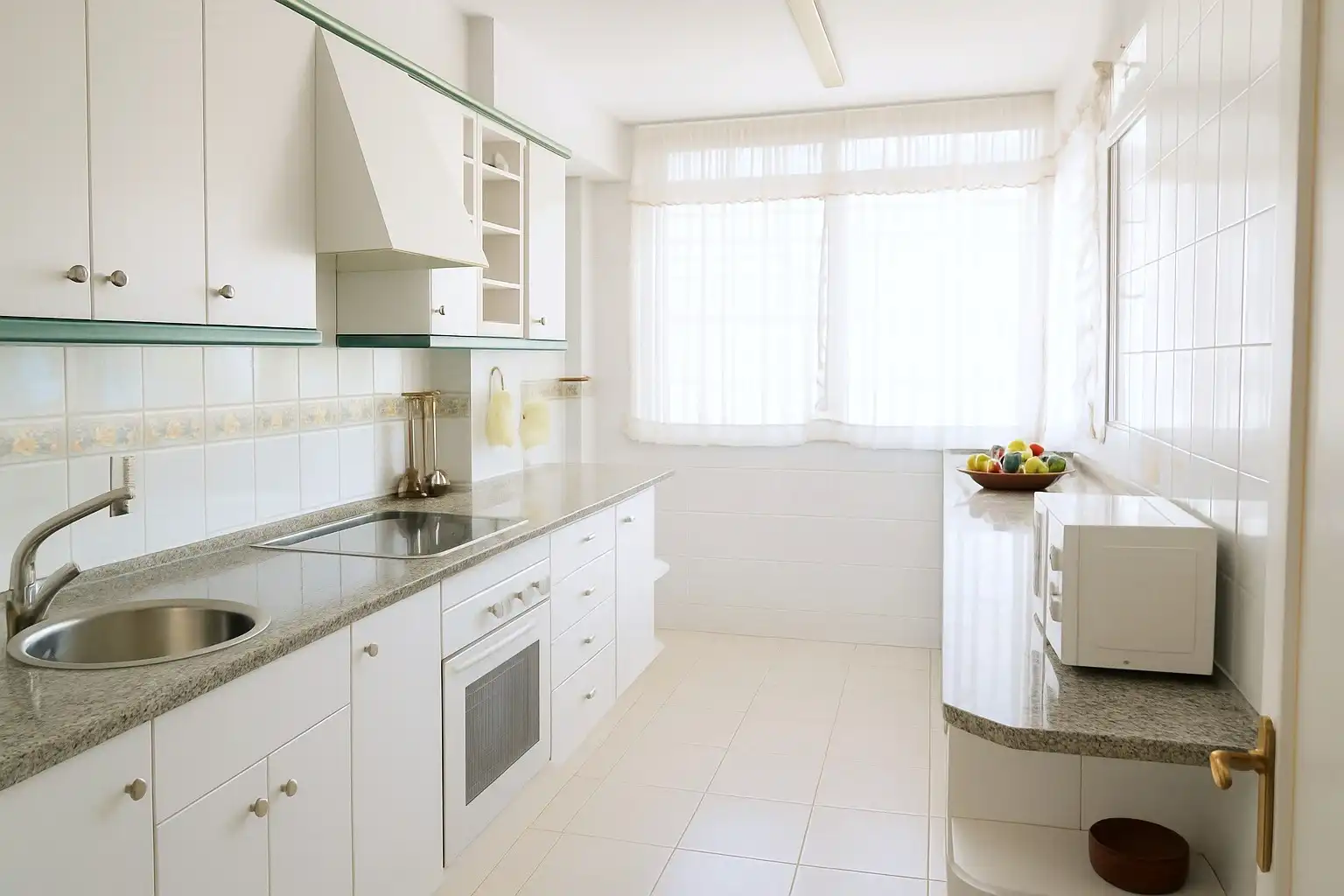 Cuina de Apartament de lloguer en Peñíscola / Peníscola amb Calefacció, Terrassa i Moblat