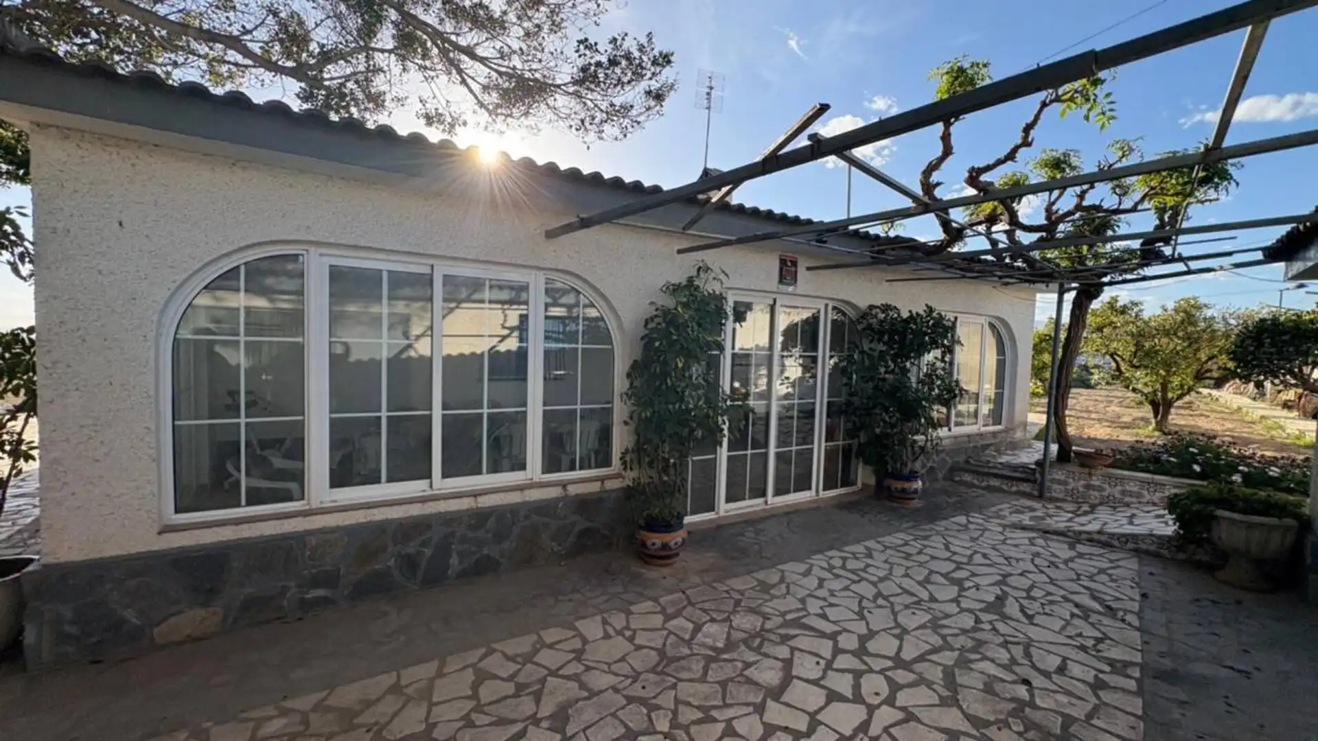 Exterior view of Houses for sale in Busot  with Air Conditioner, Private garden and Terrace