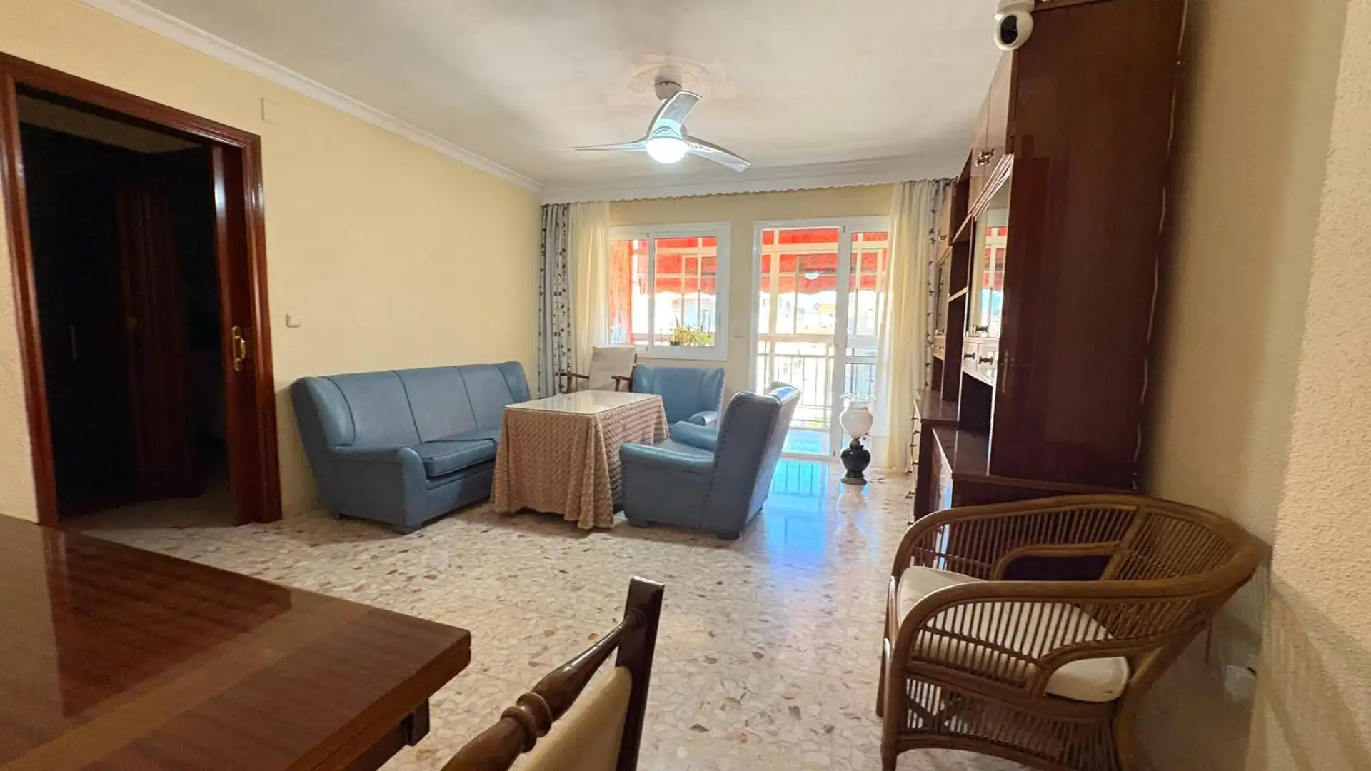 Sala de estar de Piso en venta en Málaga con Aire acondicionado y Terraza