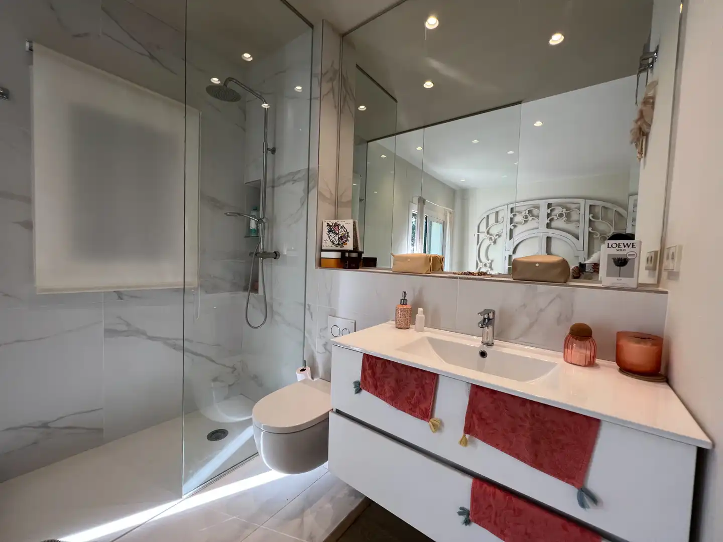 Bathroom of Houses for rent in Castelldefels  with Air Conditioner, Heating and Private garden