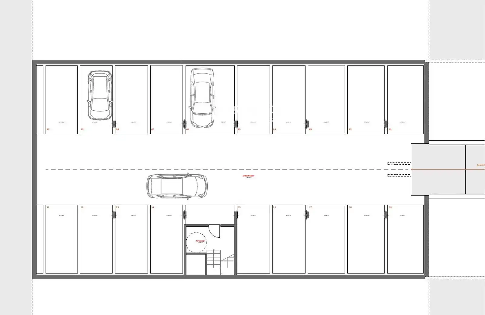 Parking of Flat for sale in Avinguda Catalunya