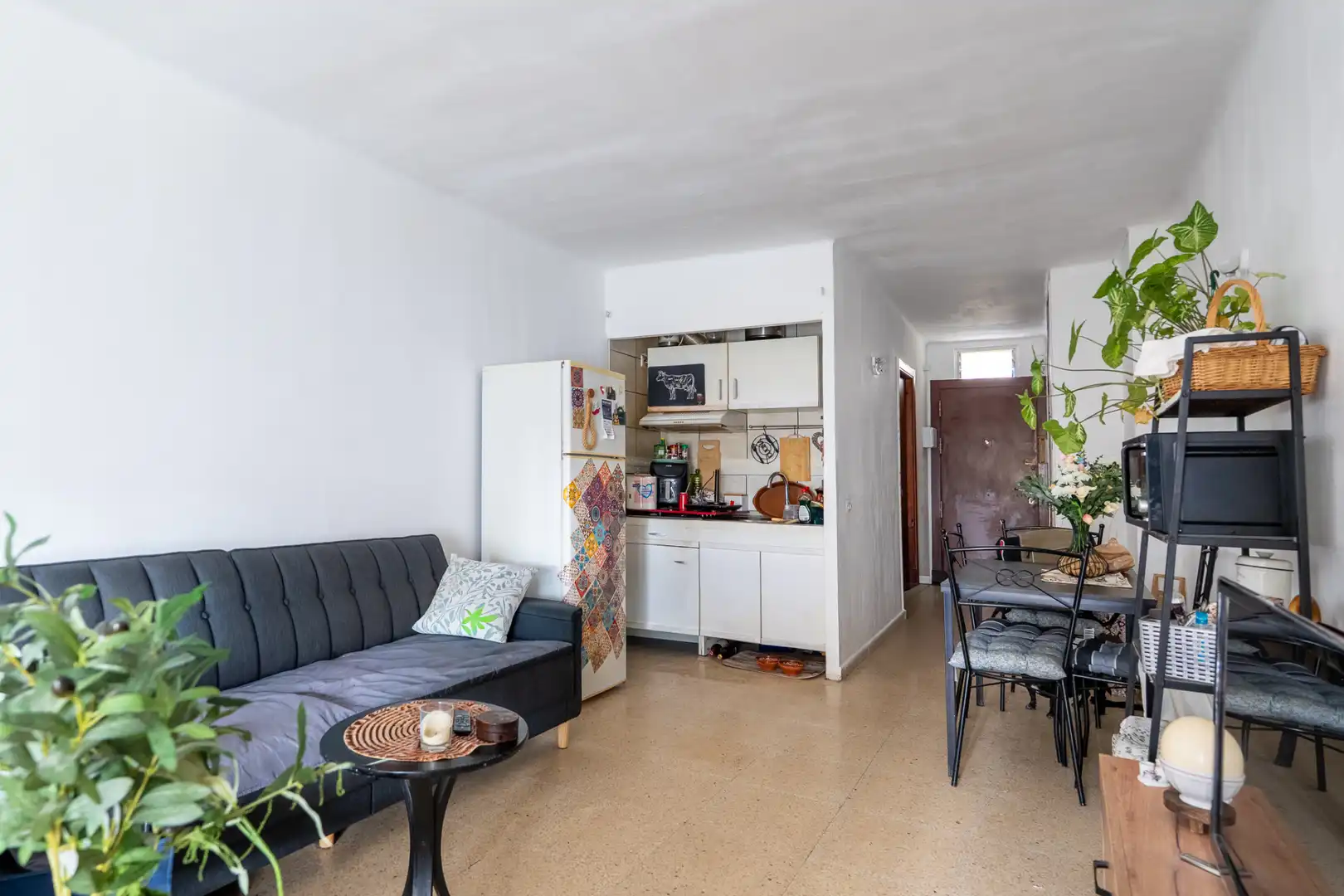 Sala d'estar de Estudi en venda en Calvià amb Aire condicionat, Terrassa i Piscina