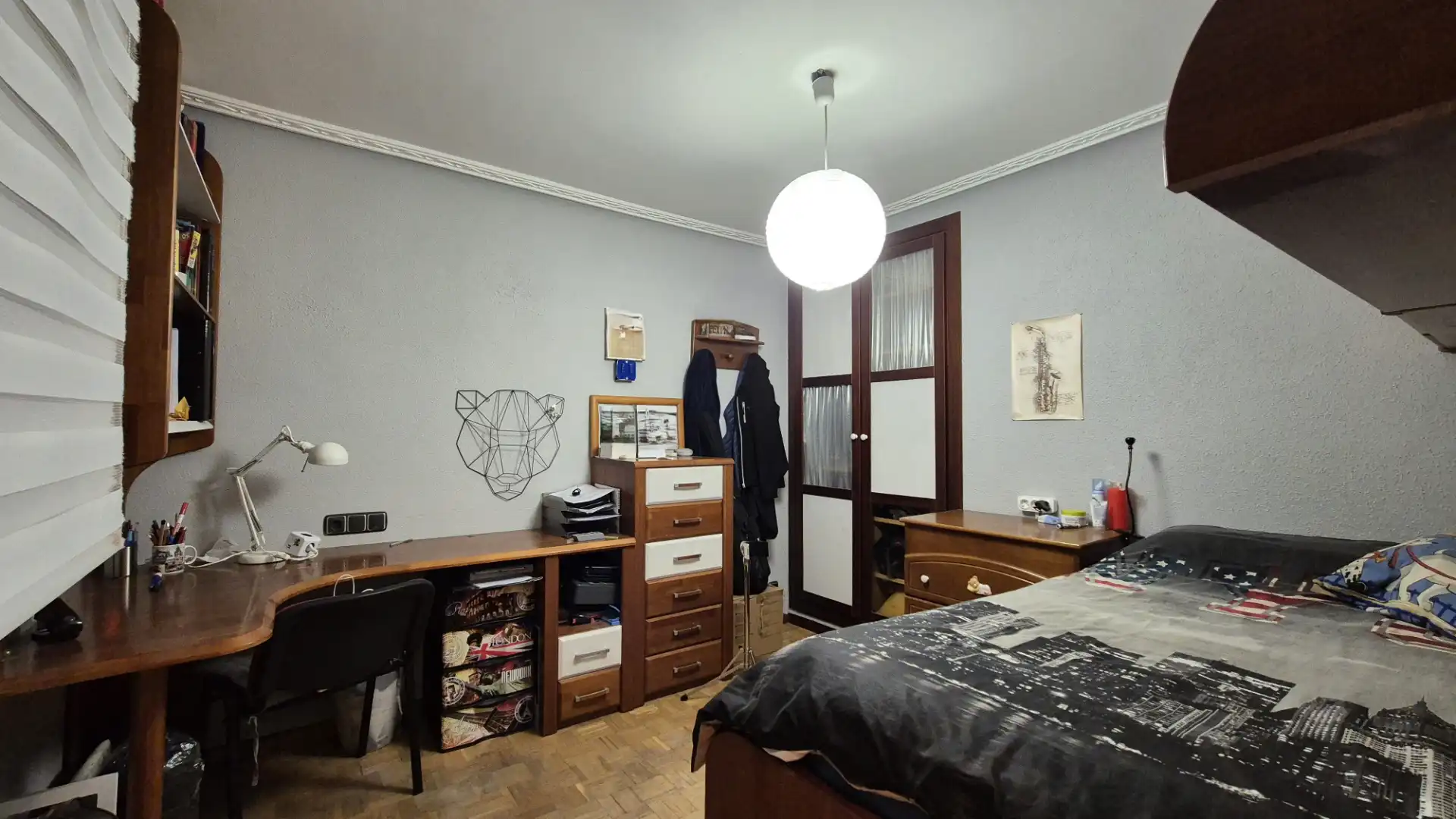 Schlafzimmer von Wohnung zum Verkauf in Palencia mit Balkon
