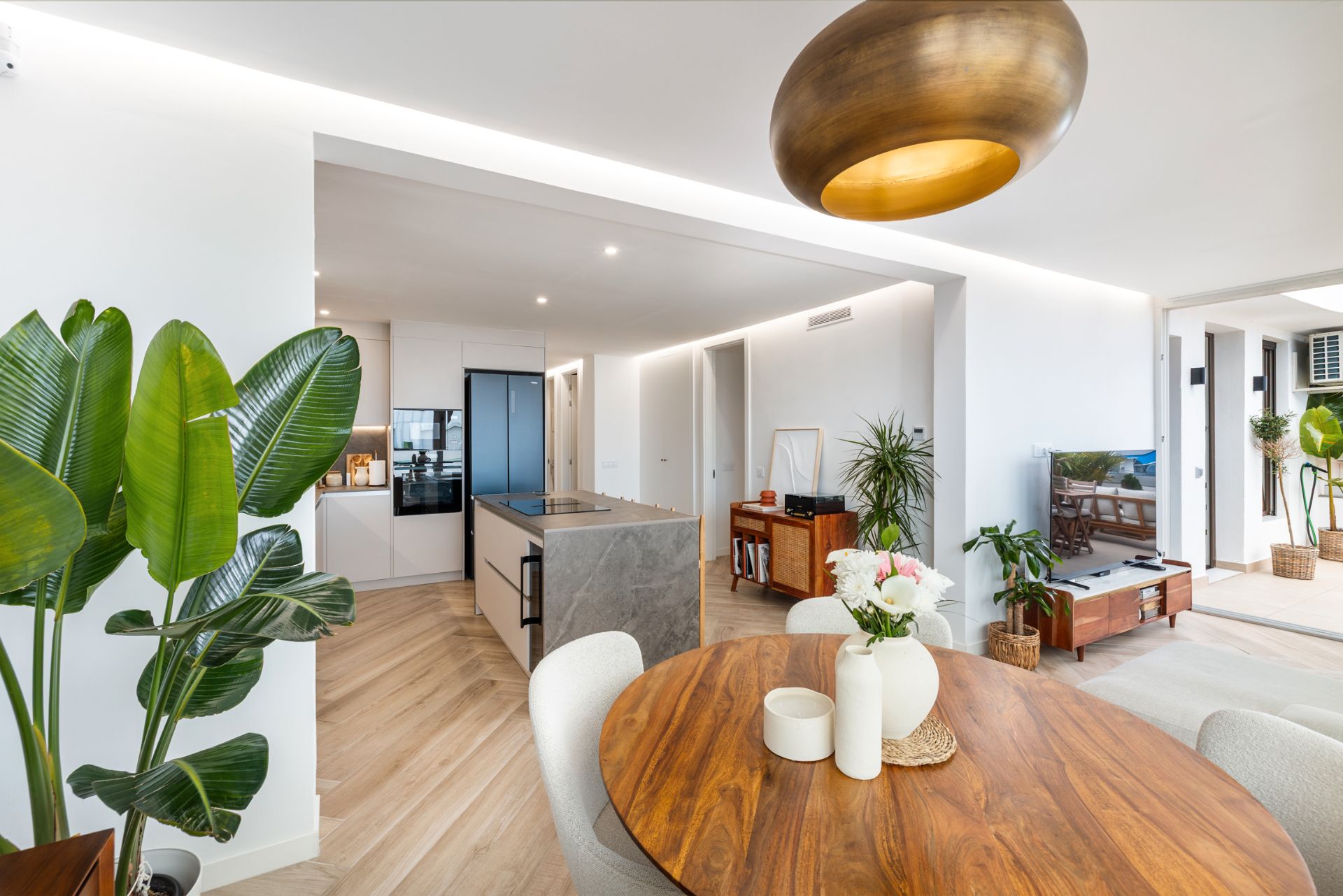 Dining room of Attic for sale in Las Palmas de Gran Canaria  with Air Conditioner, Terrace and Furnished