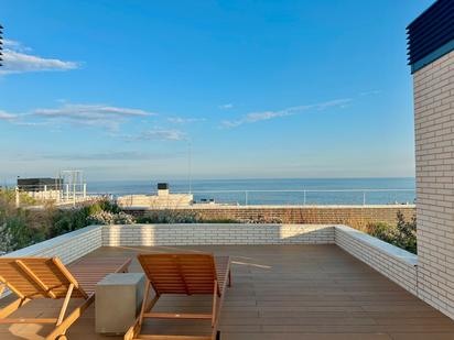 Terrace of Attic for sale in Montgat  with Air Conditioner, Heating and Parquet flooring