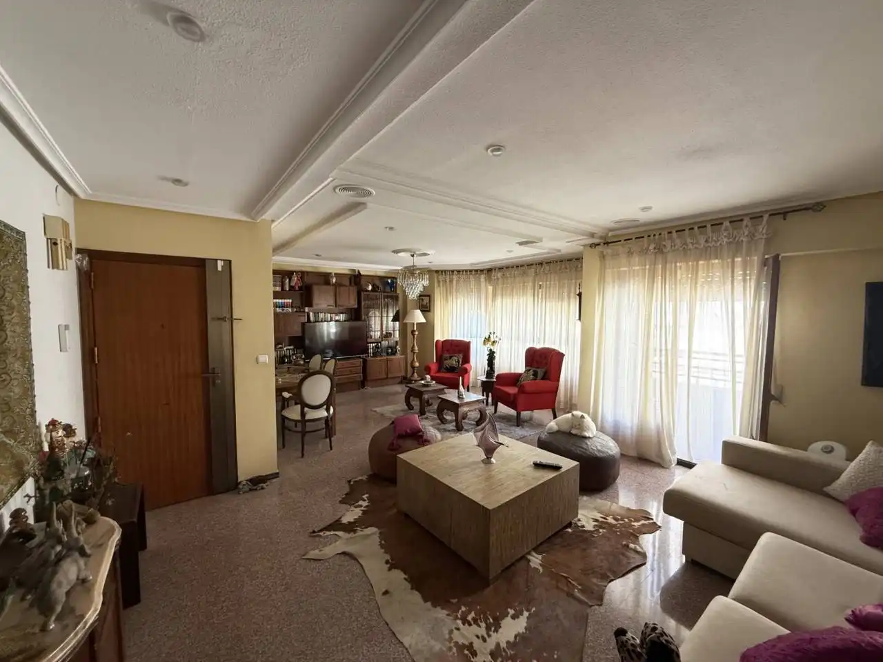 Sala de estar de Piso en venta en Elche / Elx con Aire acondicionado, Terraza y Trastero